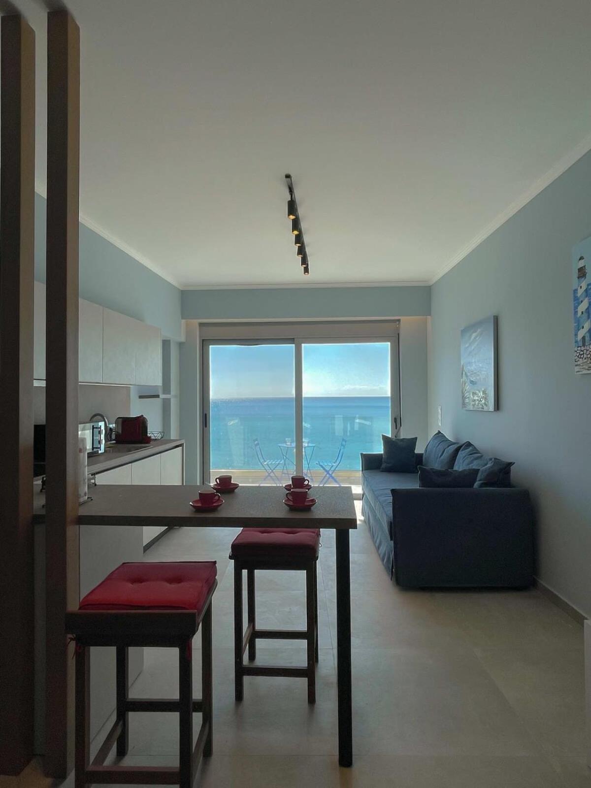 Charaki Sea Breeze Modern Studio With A Refreshing Balcony View Διαμέρισμα Εξωτερικό φωτογραφία